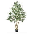 6FT Artificial Olive Tree Tall Fake Plant with Black Pot Home Office